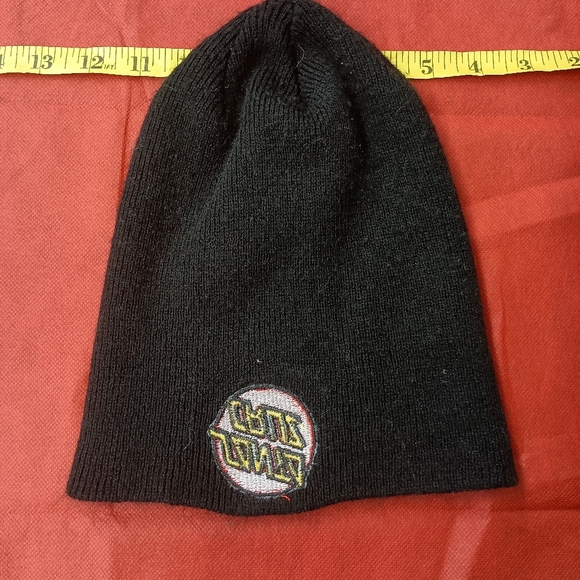 Santa Cruz Skateboards Black and Red Knit Beanie - Picture 8 of 8